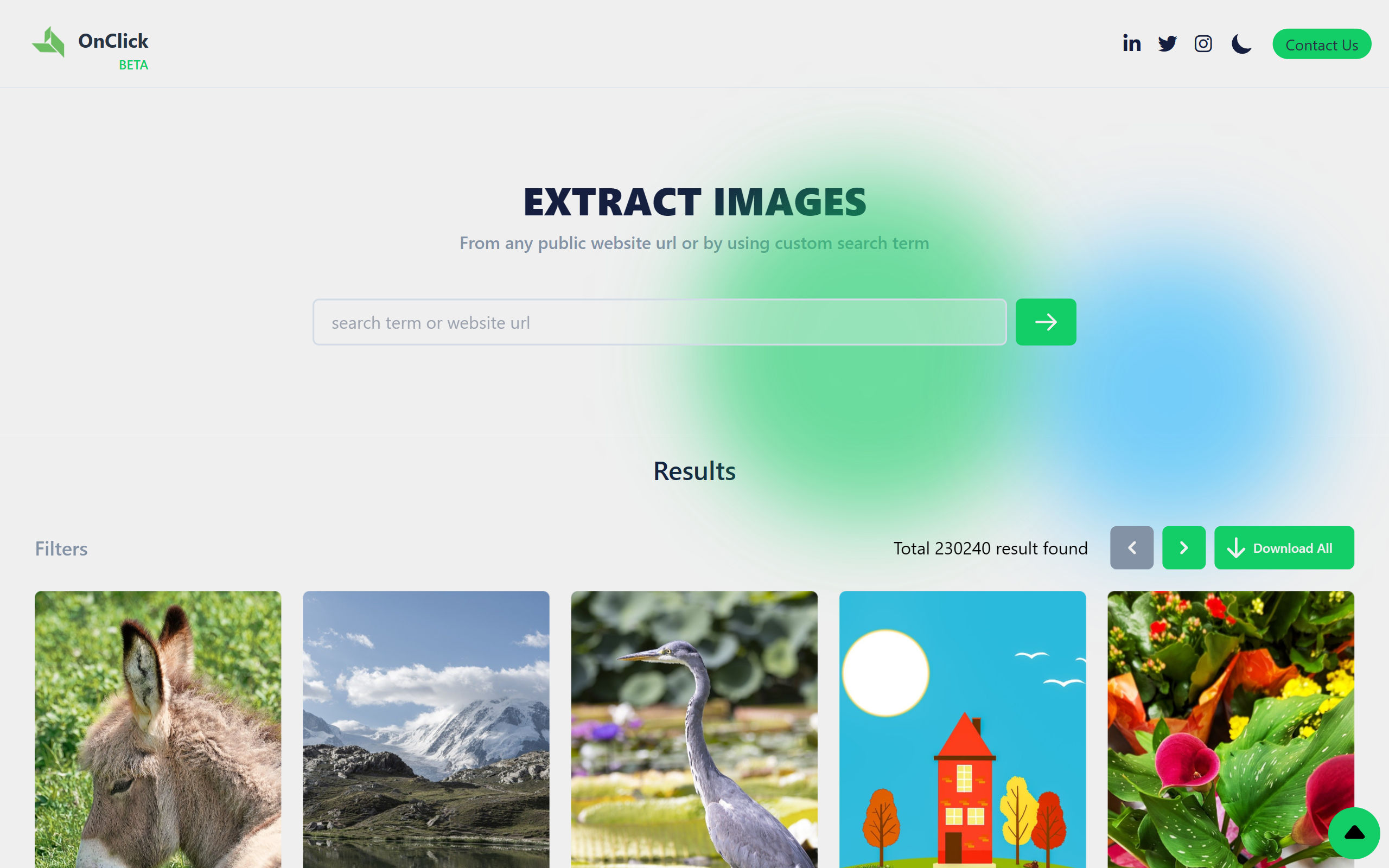 OnClick Image Extractor