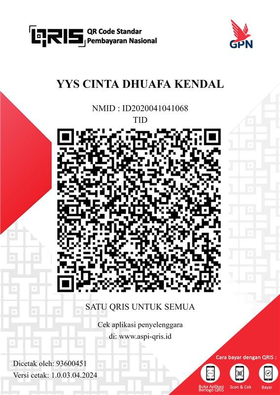 QR Code Donasi LKS Cinta Dhuafa Kendal