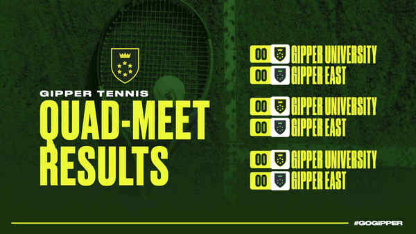 Tennis Triumph: Gipper University vs Gipper East Scoreboard