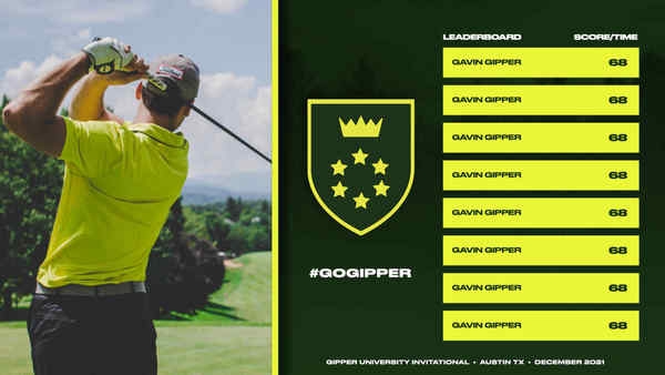 GolfScoreMaster: The Gipper's Dominance Unleashed