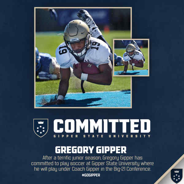 Navy N Committed: Gipper State Soccer Sensation!