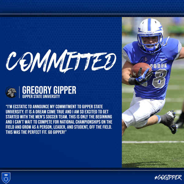 Gridiron Glory: Gipper State's Commitment Template