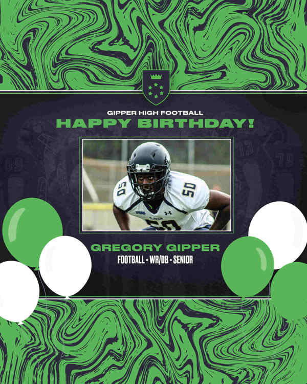 Gridiron Birthday Blitz: The Gipper's Football Fiesta