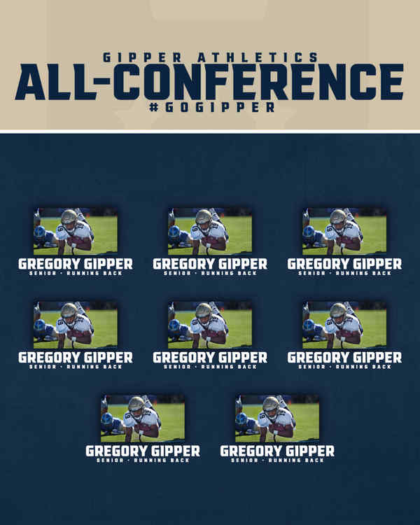 Gipper's Gridiron Glory: The All-Conference Running Back Template