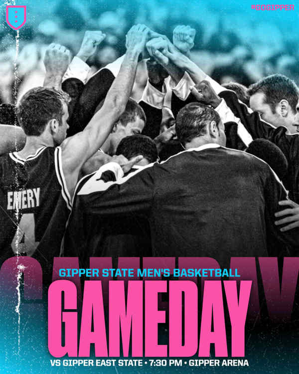 Free & customizeable basketball match day graphic templates