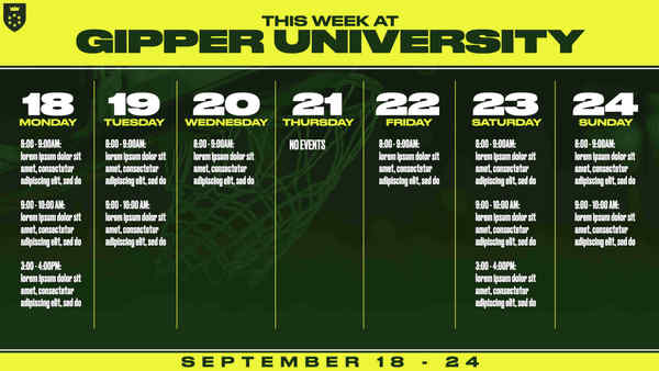 B-Ball Blitz: Gipper University Schedule Slam