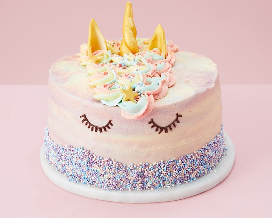 5 Off] Order 'Unicorn Rainbow Girl Birthday Cake (2 Tier)' Online | Urgent  Delivery Across London // Sugaholics™
