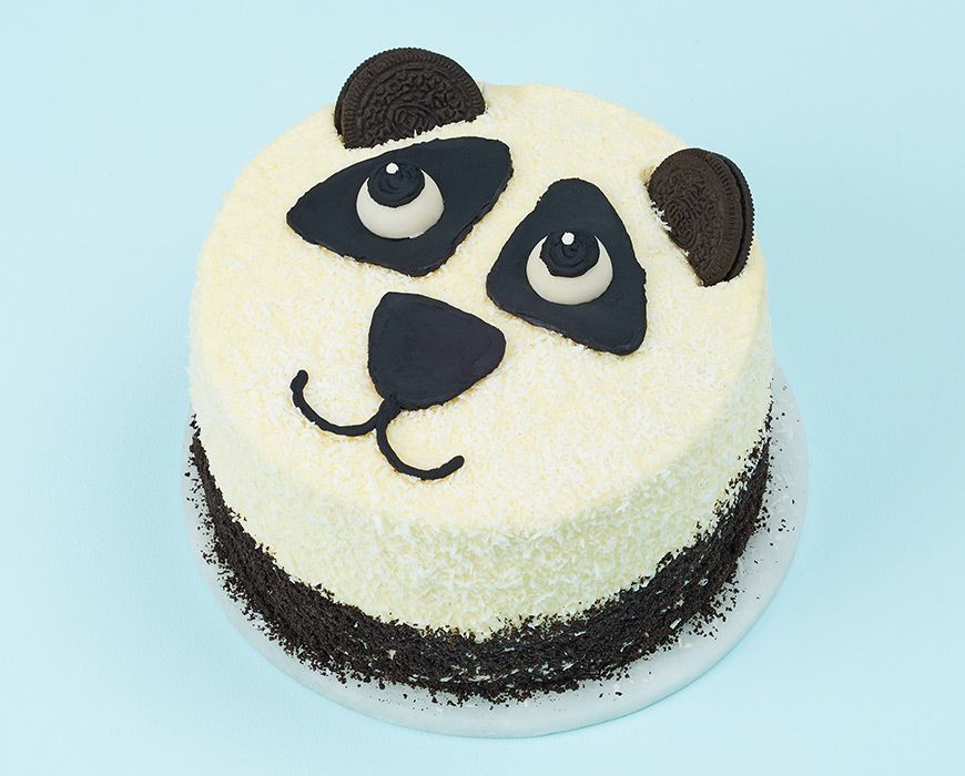 Order Cute N Playful Panda Theme Cake Online, Price Rs.4545 | FlowerAura