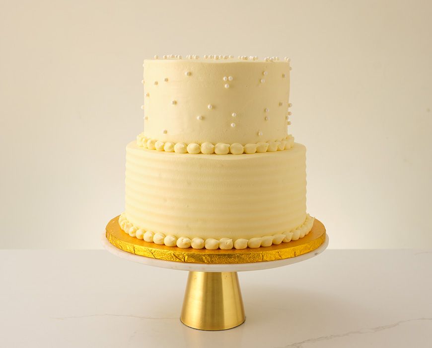 Indulge in a Semi-Naked 2 Tier Cake with Delicious Flavors! – Patty's Cakes  and Desserts