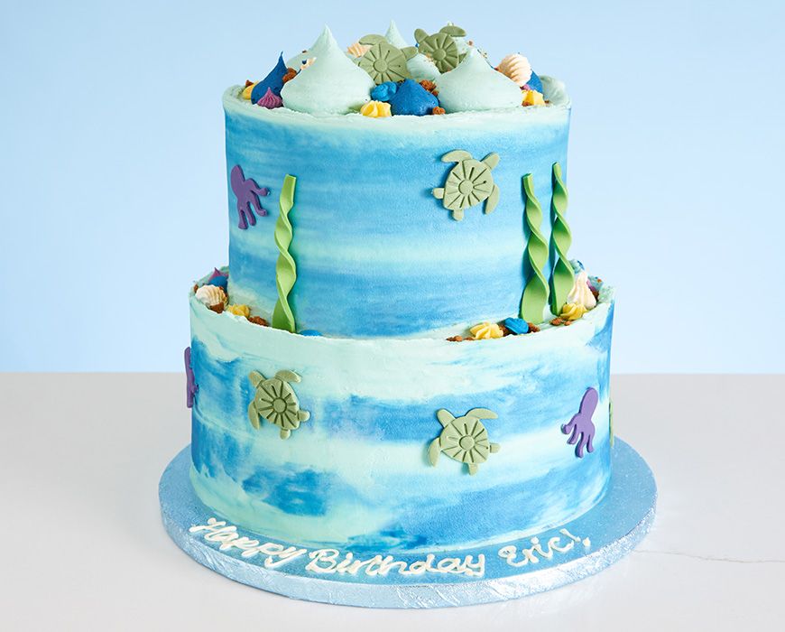 Ocean themed cake.... Use... - The Coco Cakes & Dessert | Facebook