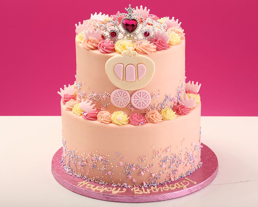 Princess Cream Cake | CraftyBaking | Formerly Baking911