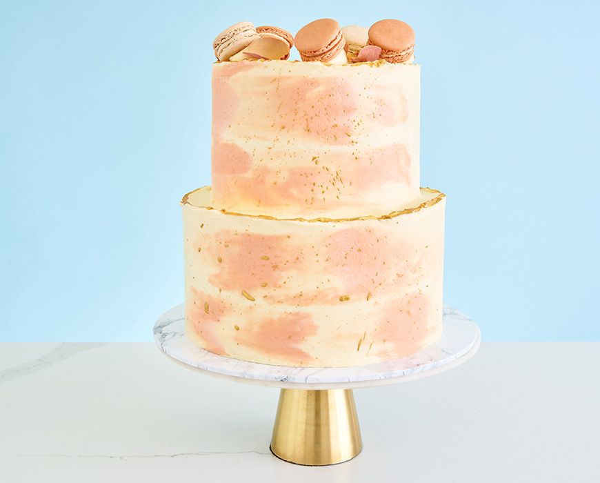 Golden Orchid 2 Tier | Elegant Temptations Bakery