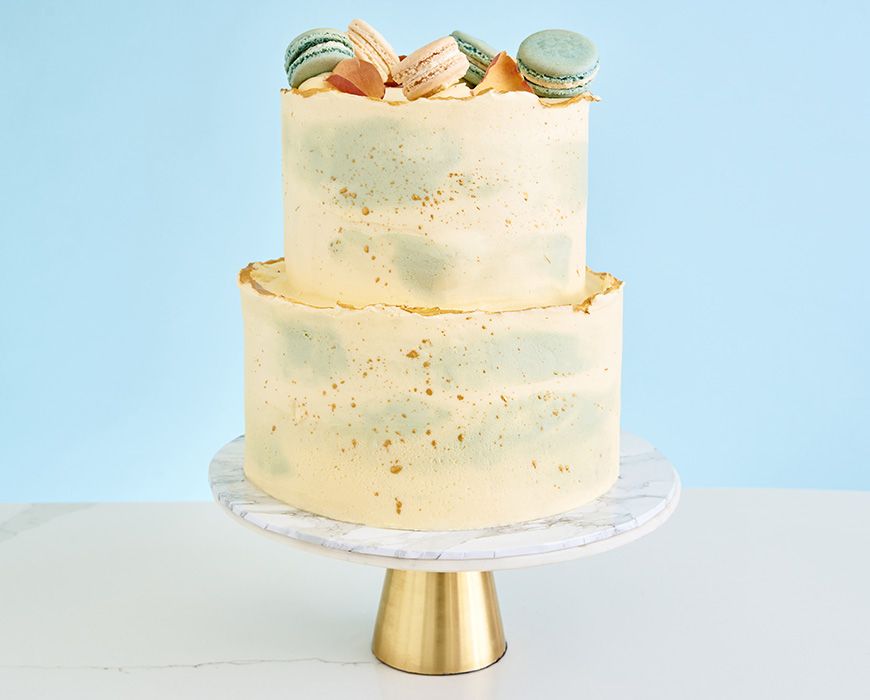 Ivory Cake Serving Set, Ivory Cake Server Set, Beige Wedding Cake