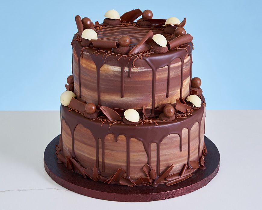 Chocolate Blackout – Two-tier – Take The Cake