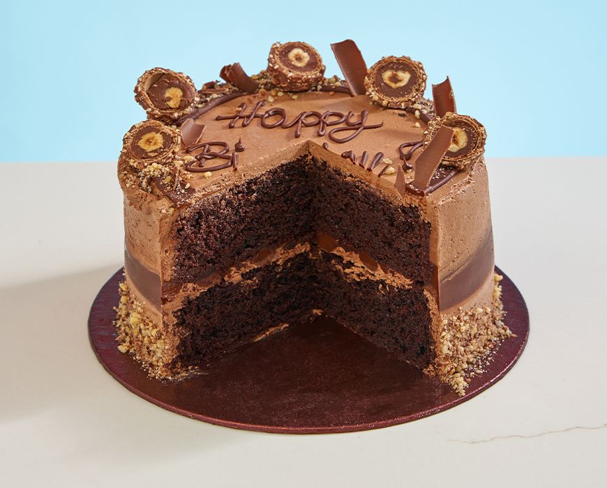 Hazelnut Cake with Mocha Frosting - Bake or Break