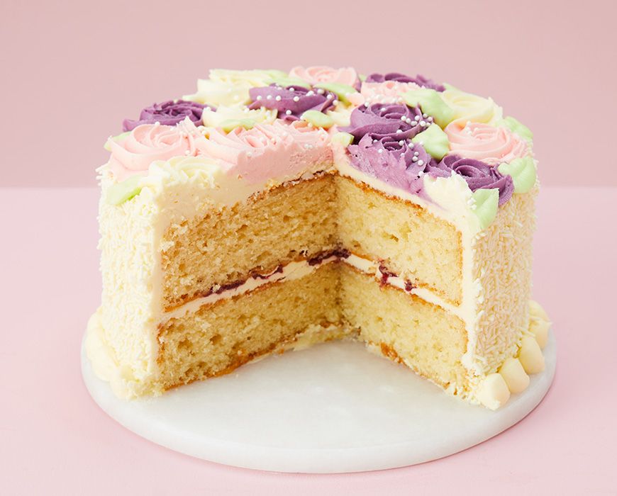 Vanilla Layer Cake, 8 — Isgro Pastries