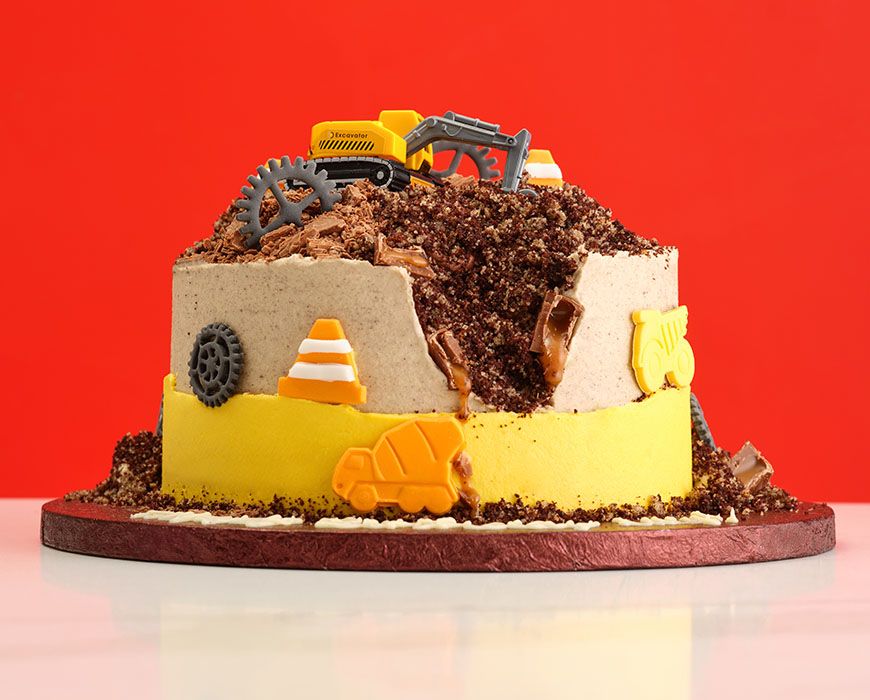 Can You Dig It? Digger Cake - Children's Birthday Cake Delivery – My Baker