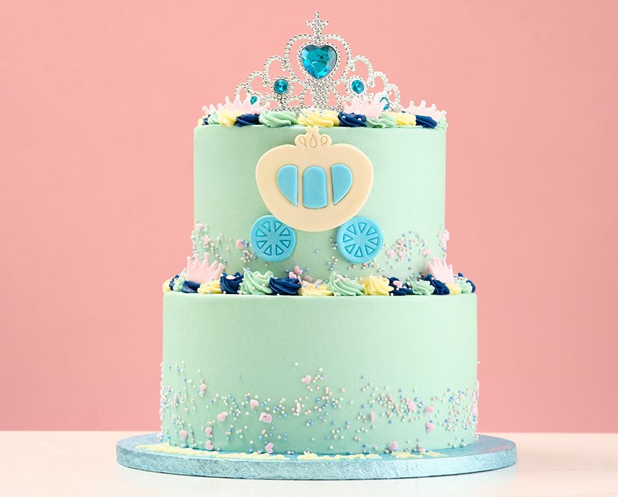 Princess birthday cake for babies