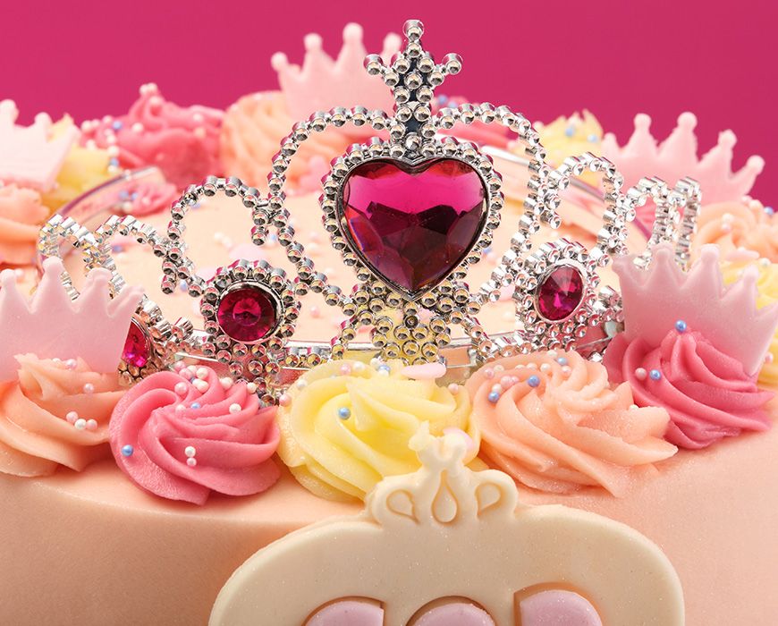 Pink Princess Cake Egg free sponge Royal Cake