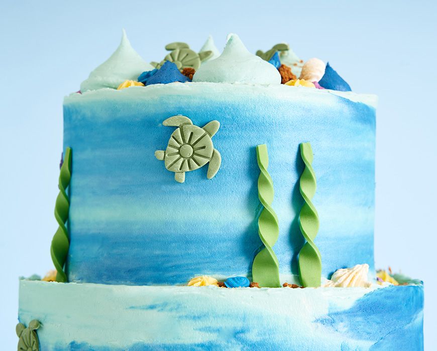 Ocean Theme Cake