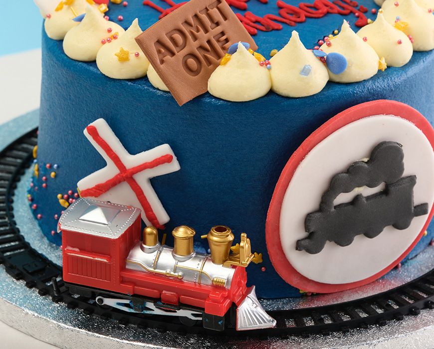 Steam Train Birthday Cake!