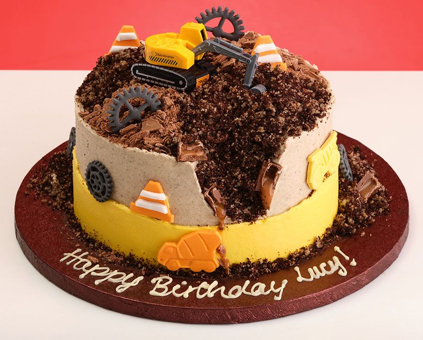 Construction & Digger Birthday Cakes Lola's