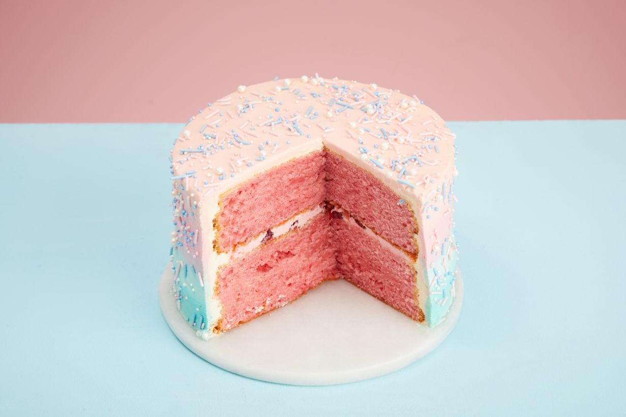 Pink Gender Reveal Cake | Order Online & Enjoy Home Delivery