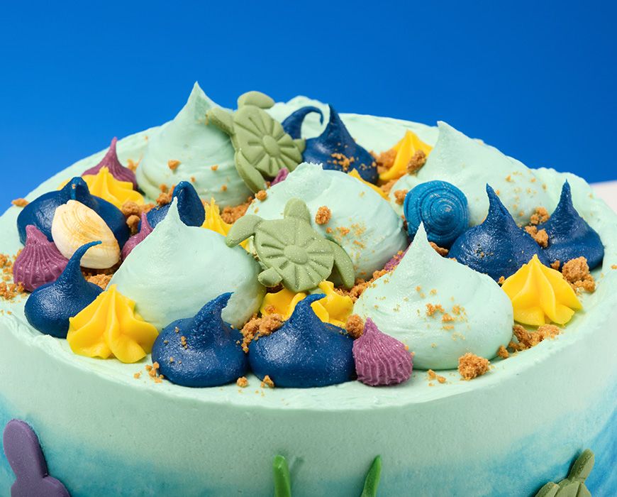 Under The Sea Birthday Cake Underwater Cake Lola's