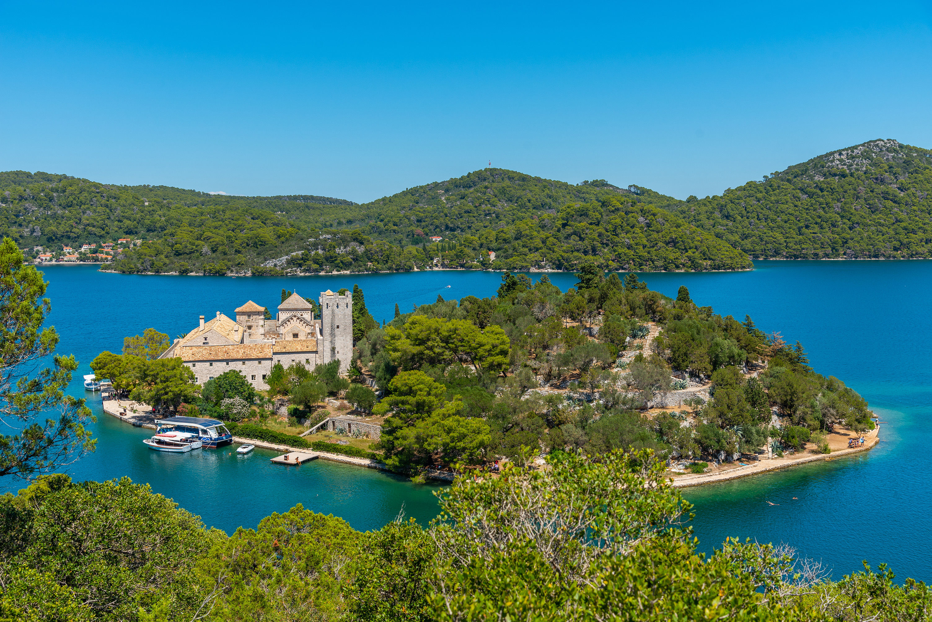Mljet national park in Croatia