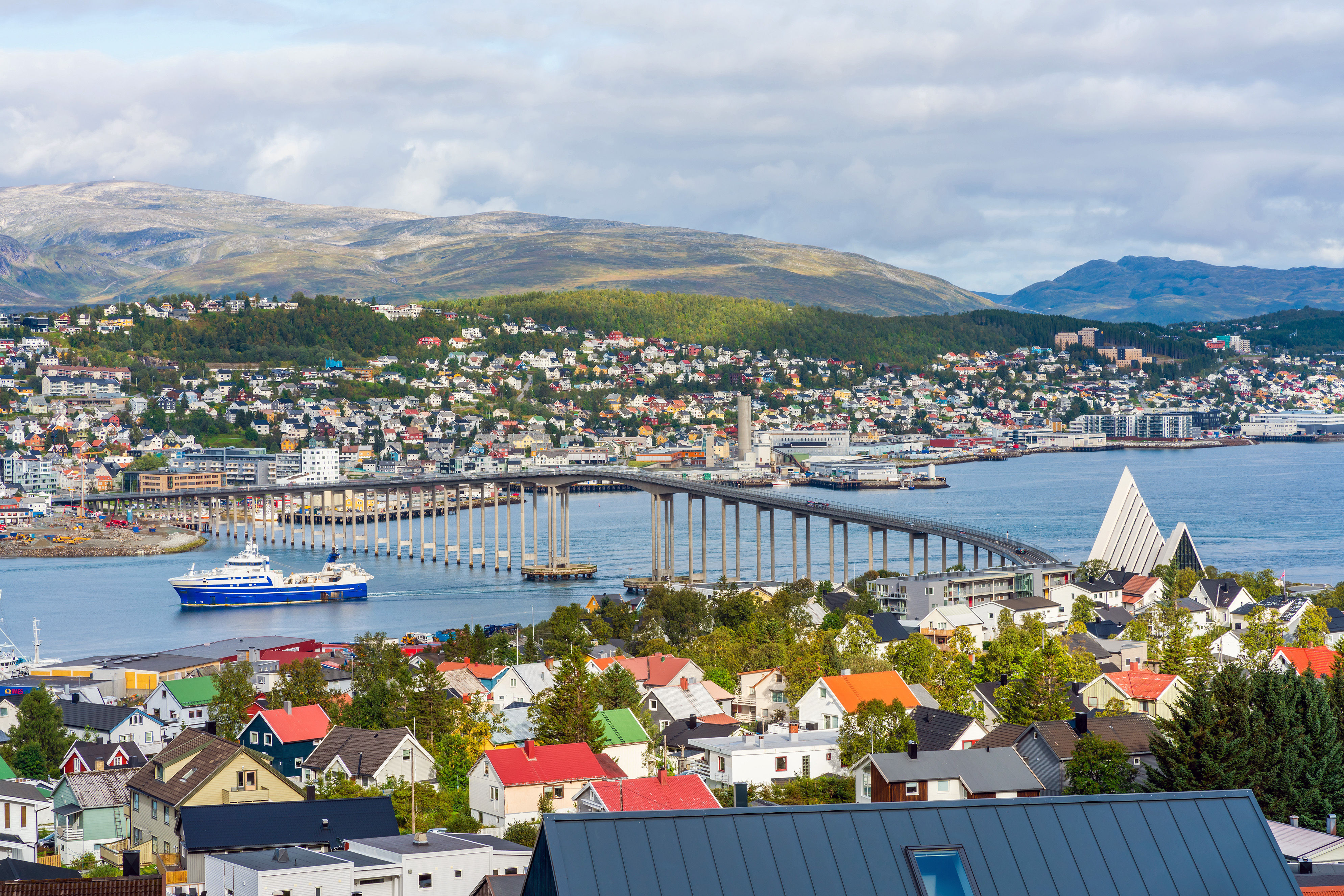 View of Tromso, Norway