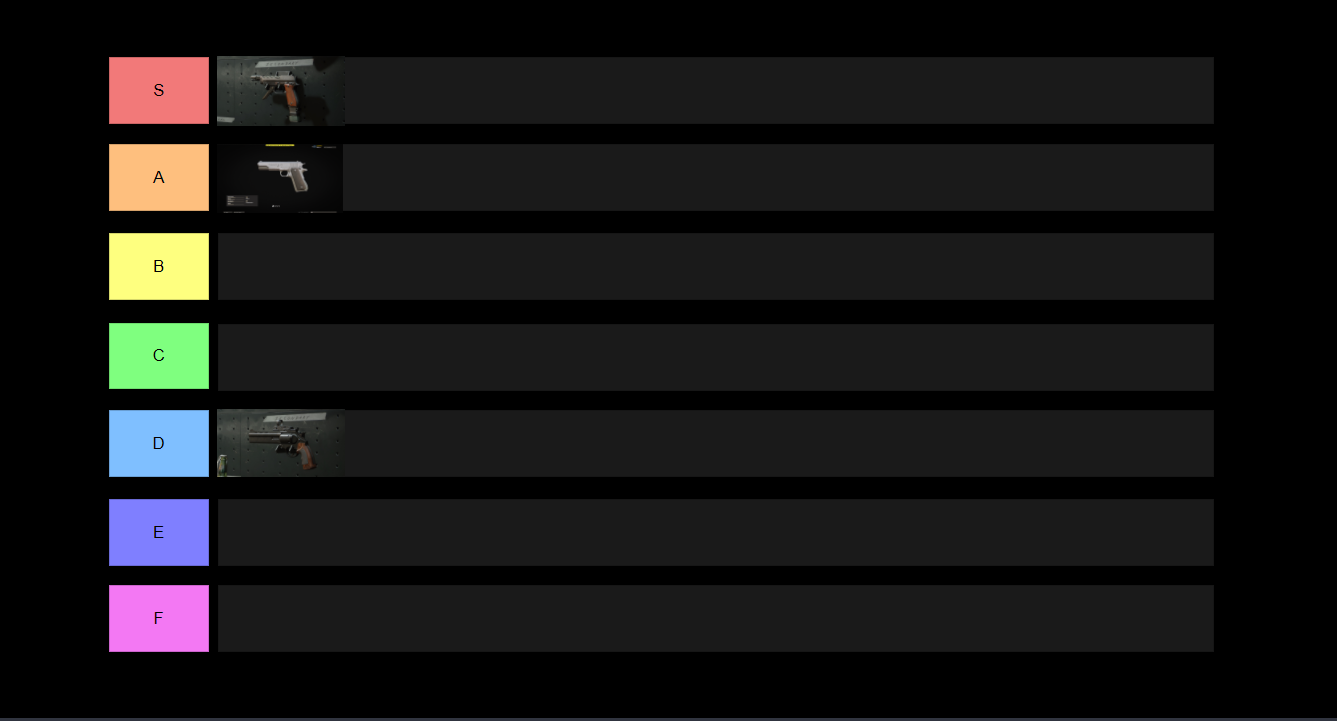 zombie weapons list