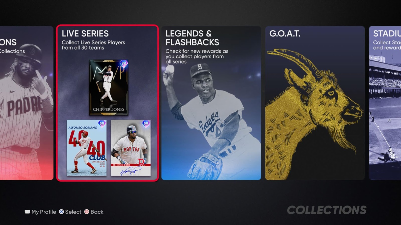 MLB The Show 22 Diamond Dynasty - All Collections At Launch