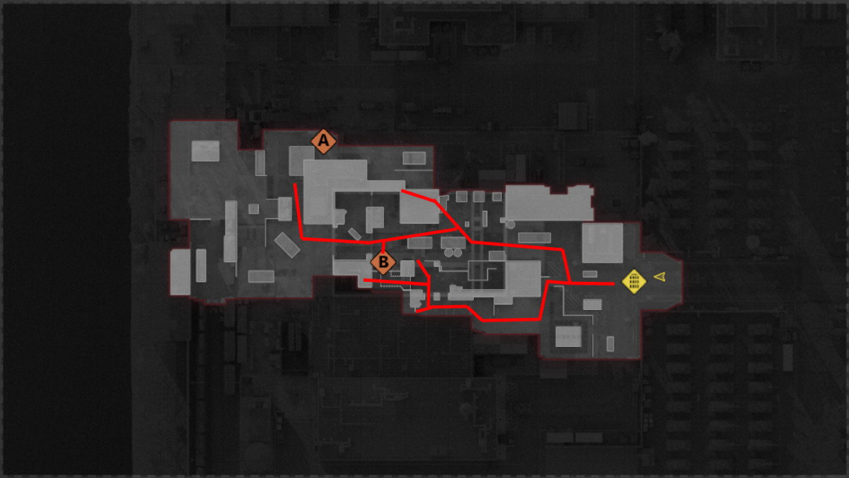 Garrison Rush Routes Map