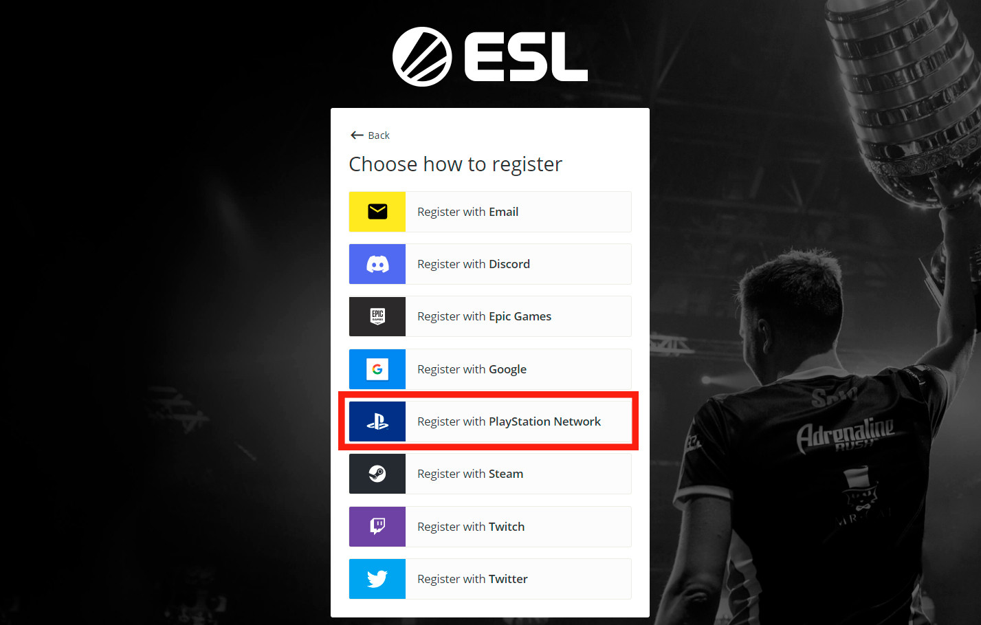 How Do I Link My ESL Account to My PlayStation Network Account?