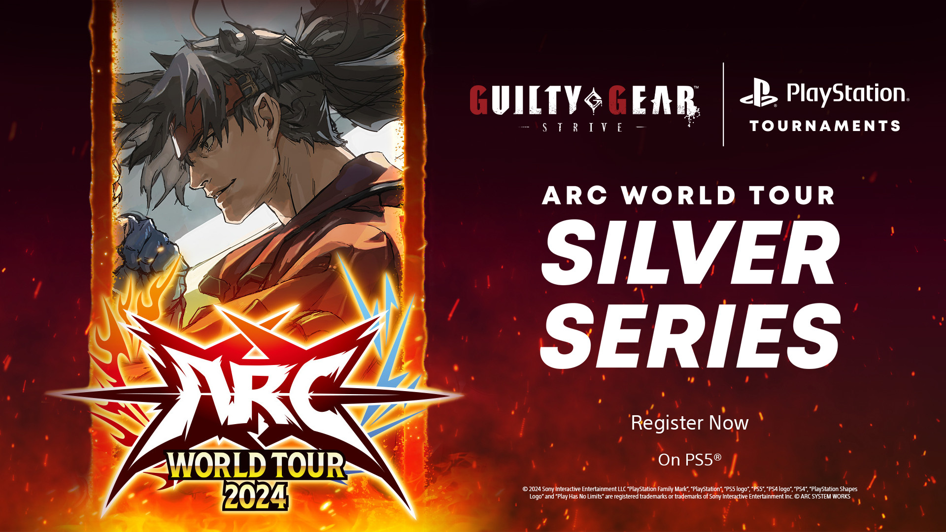 Guilty Gear Strive PlayStation Tournaments Arc World Tour Silver