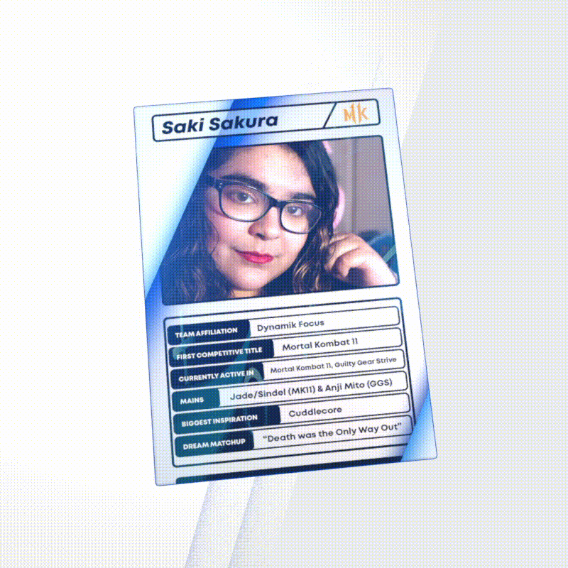 Saki Sakura Player Card