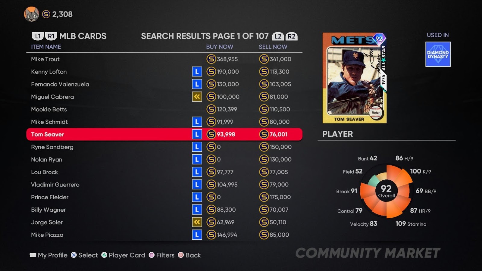 MLB The Show 21 Diamond Dynasty