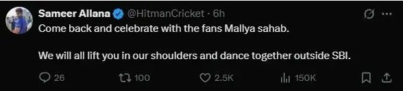 જ્યારે વિજય માલ્યાએ RCB ને તેમની જીત પર અભિનંદન આપ્યા, ત્યારે લોકોએ કહ્યું - શ્રેય ન લો, પૈસા પાછા આપો! 3 screenshot 2025 06 04 102218