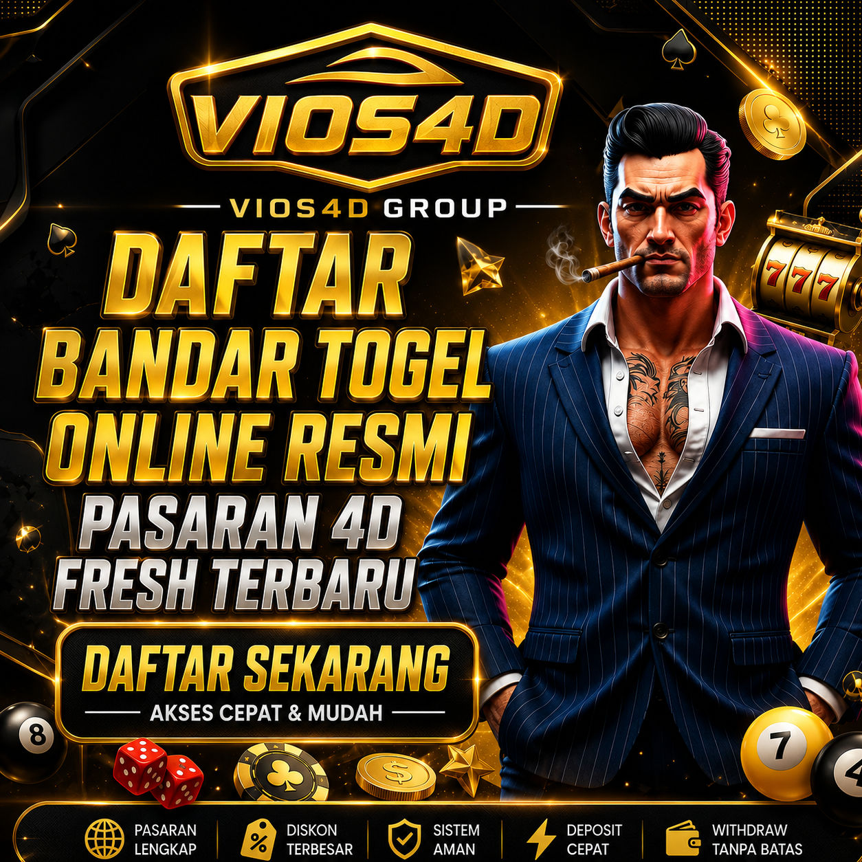 VIOS4D Platform Situs Resmi yang Menjamin Keamanan Data dan Pengalaman Bermain Terbaik