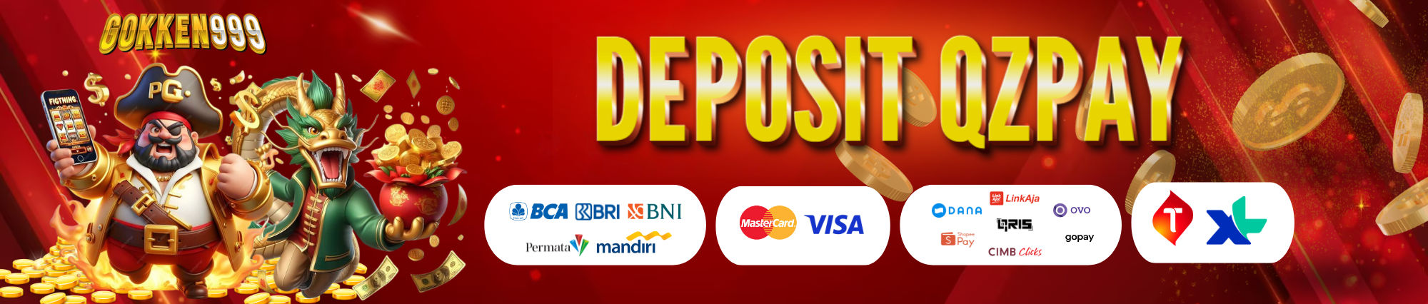 Kemudahan Deposit dengan QZPAY di GOKKEN999