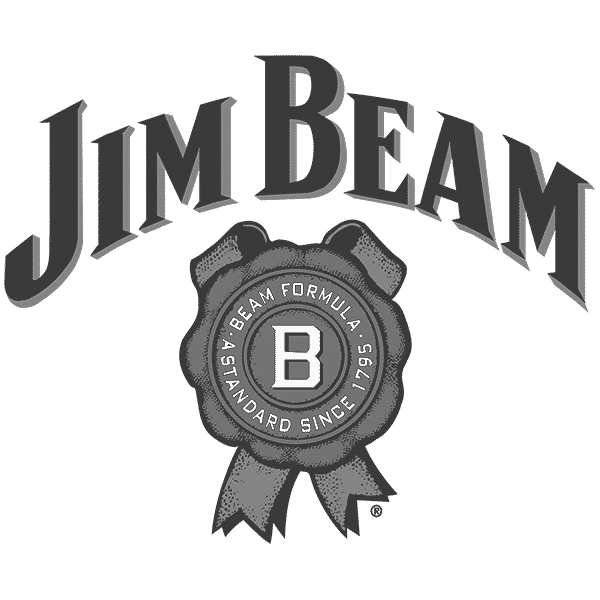 Jim Beam logo grey