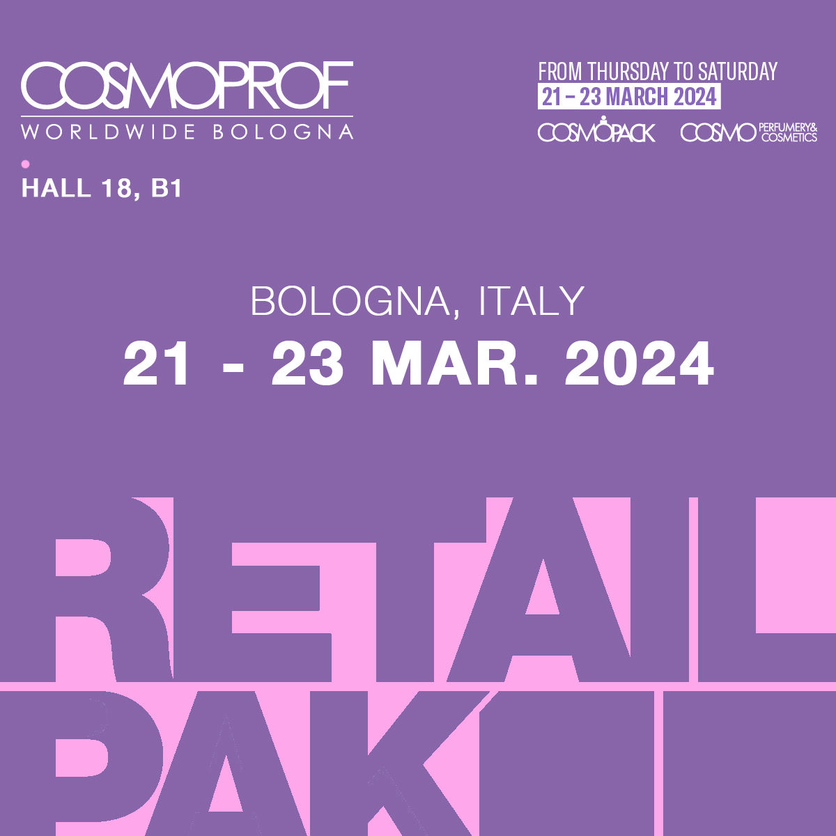 Cosmopack Bologna 2024