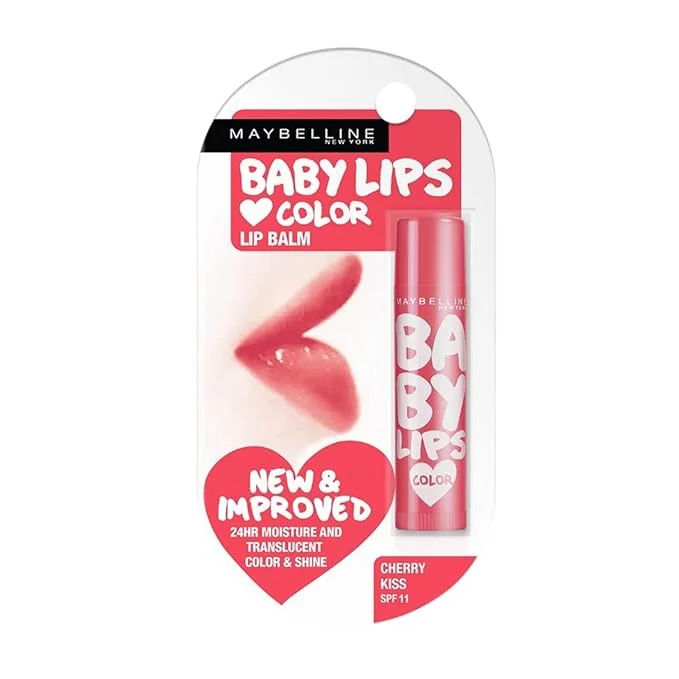 MAYBELLINE NEW YORK Baby Lips Tinted Lip Balm Cherry Kiss  (Pack of: 1, 4 g)