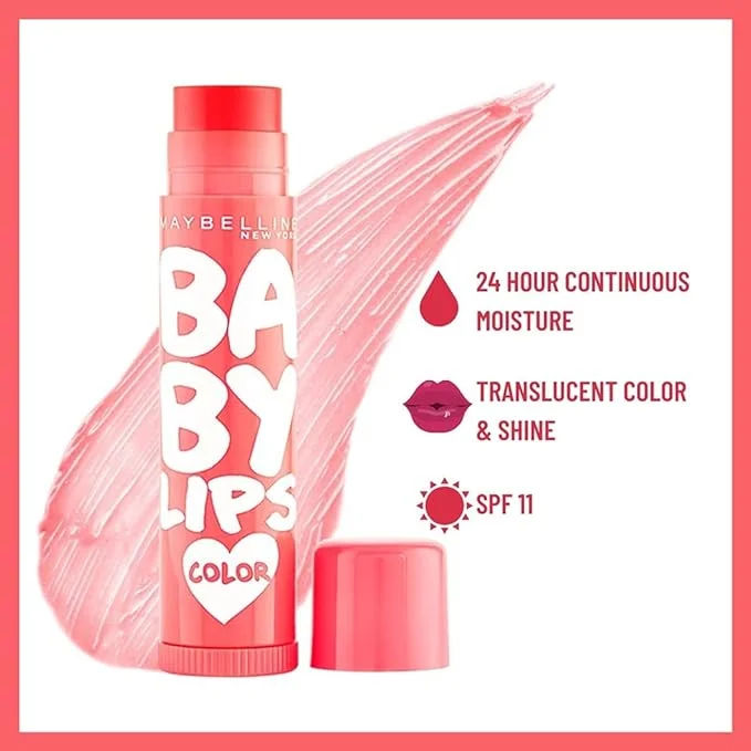 MAYBELLINE NEW YORK Baby Lips Tinted Lip Balm Cherry Kiss  (Pack of: 1, 4 g)