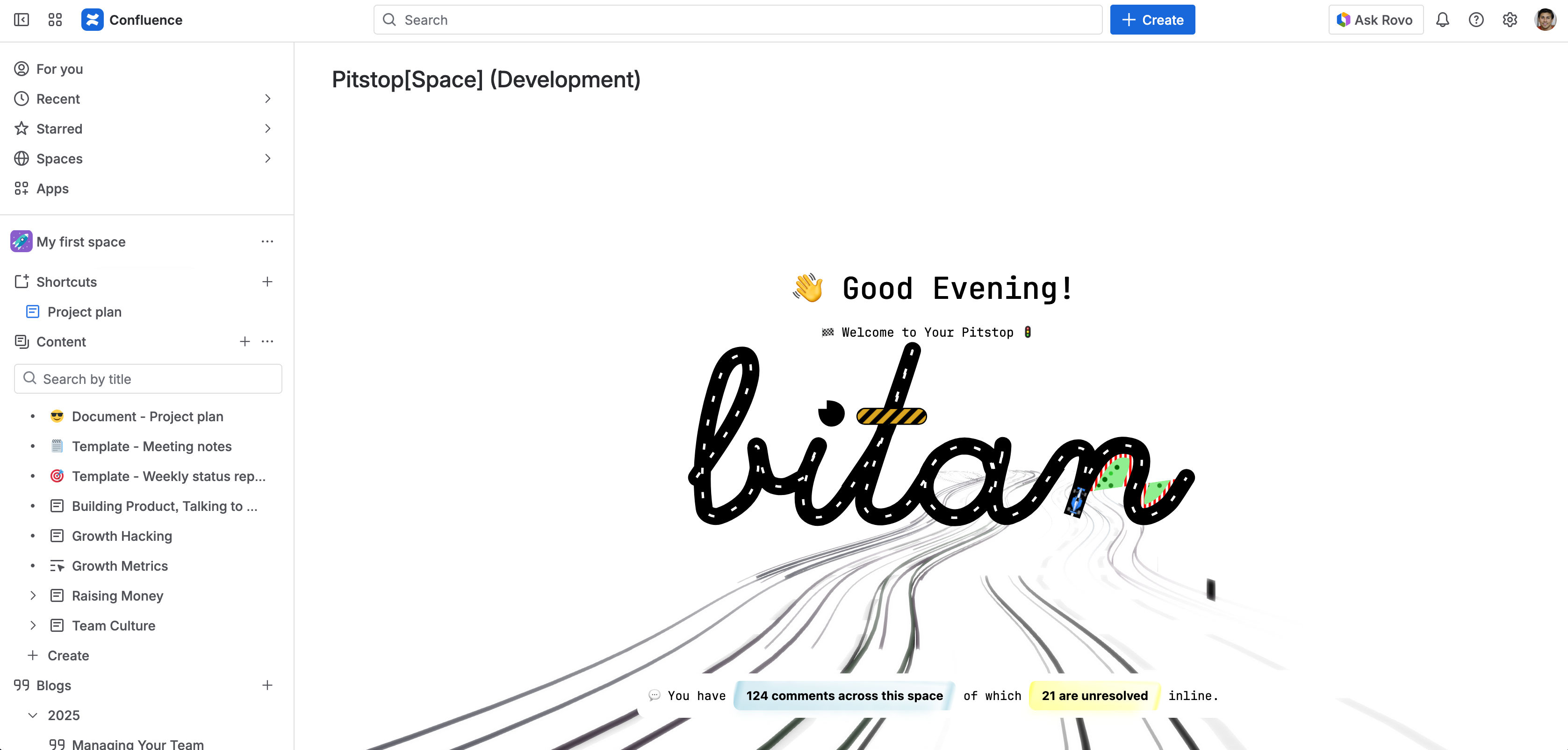 Splash Page in light mode
