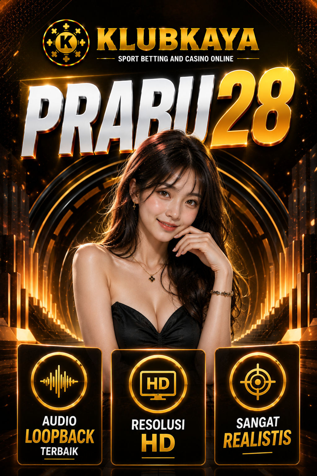 PRABU28 恩 Audio Loopback Terbaik Resolusi Video HD Sangat Realistis