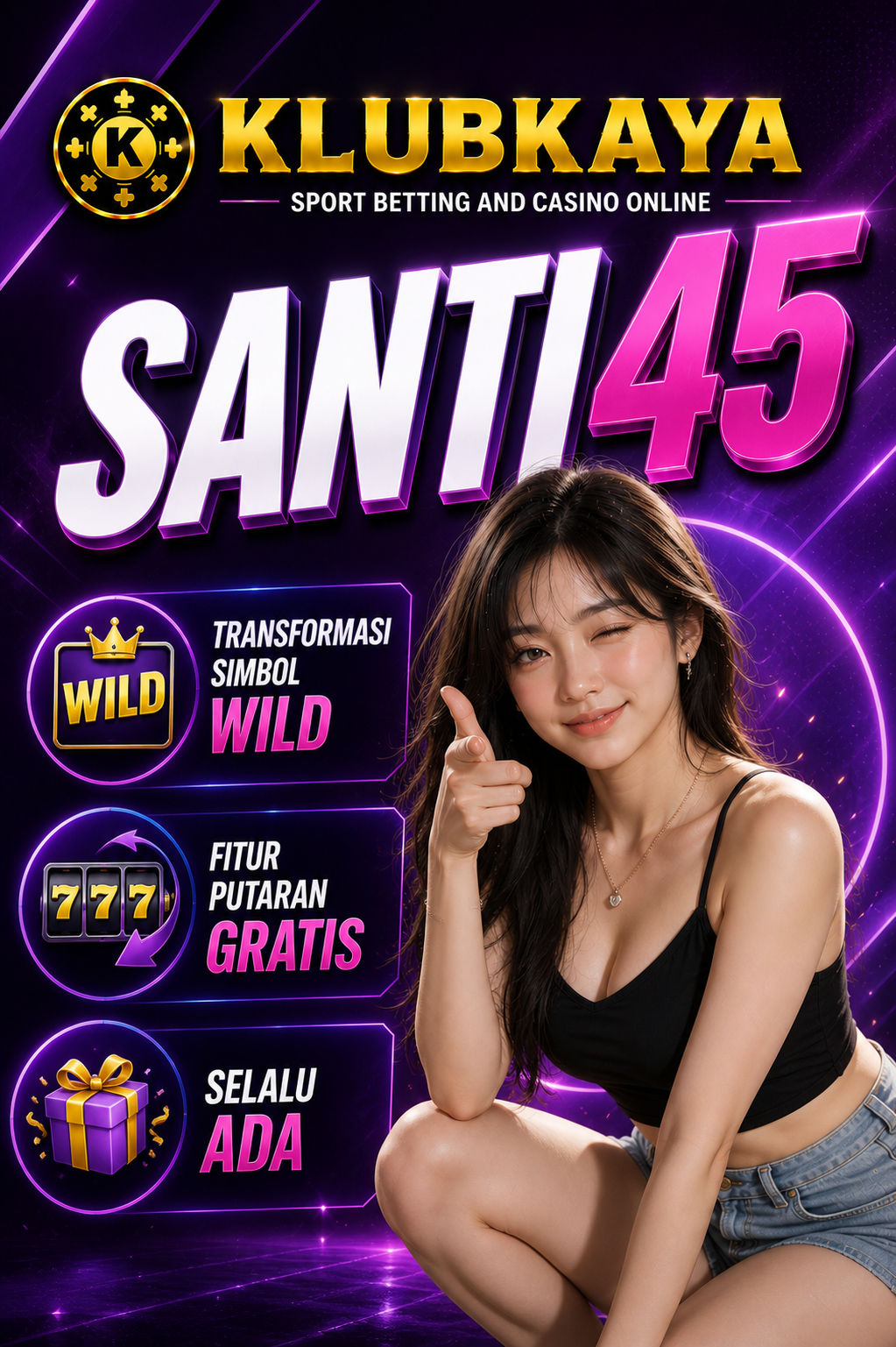 SANTI45 告 Transformasi Simbol Wild Fitur Putaran Gratis Selalu Ada