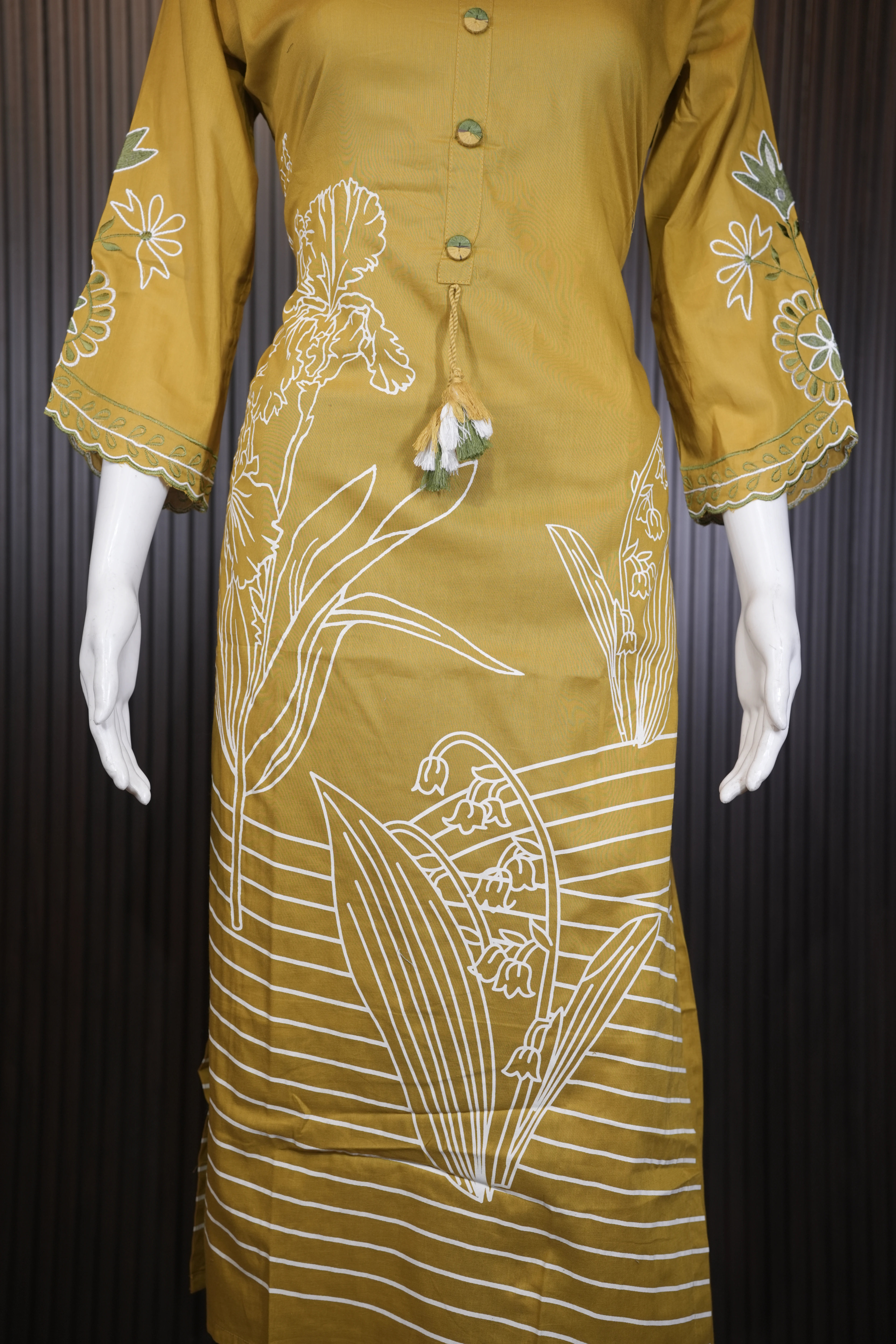 Mustard Meadow Printed 3-Piece Suit Set thumbnail 8