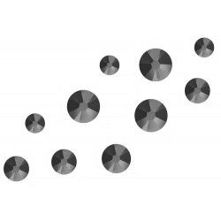SWAROVSKI - JET HEMATITE (200)