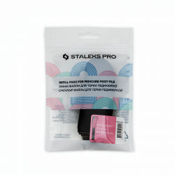 CARACTERÍSTICAS DEL MODELO limas desechables de grano 180 abrasivo mineral de alta calidad con respaldo adhesivo confiable ¡no se moja en agua! para un solo uso STALEKS REFILL PEDICURE ABRASIVES pack (180 grit)
